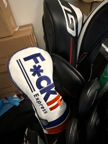 Customer photo review of F*ck It Express Headcover