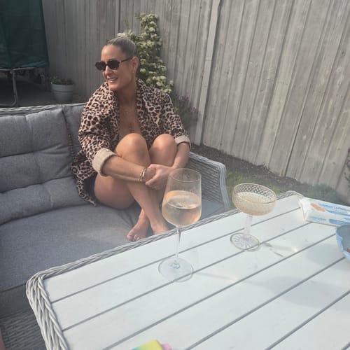Customer photo review of Miu Miu Regard Sunglassess Brown Acetate