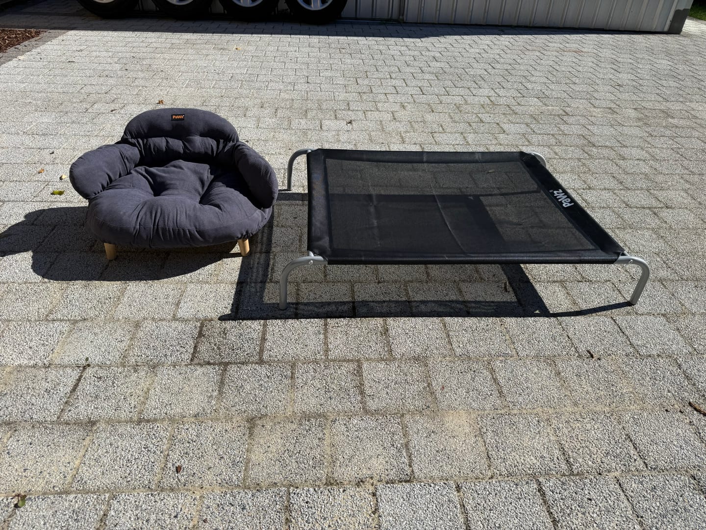 Customer photo review of CloudNest Elevated Pet Sofa Bed