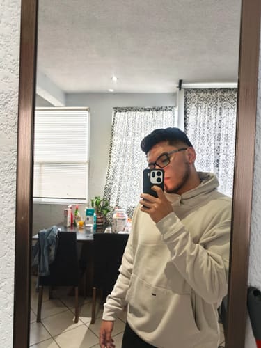 Customer photo review of NeoTerra Oversized Hoodie - Taupe