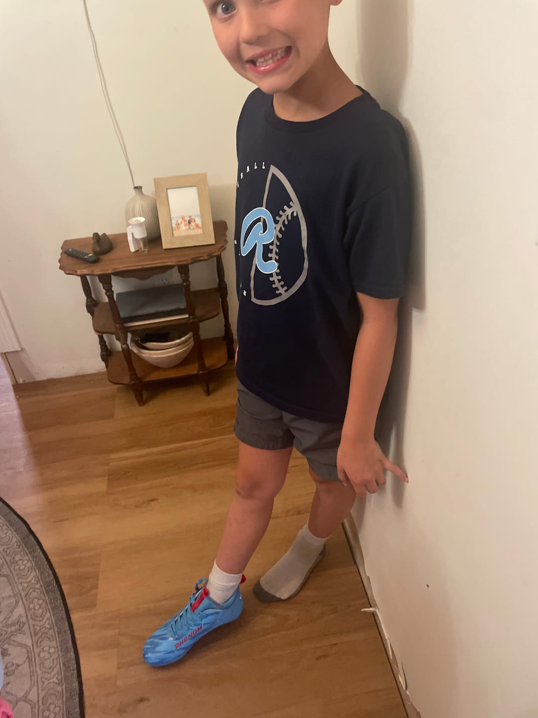 Customer photo review of Kool-Aid 'Mixed Berry' Football Cleats - Quantum Speed by Phenom Elite