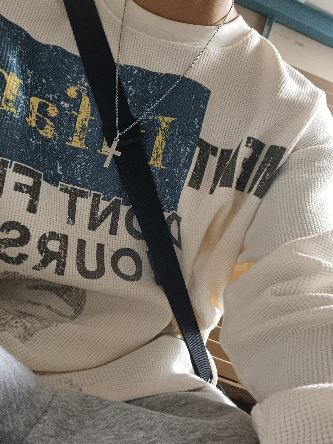 Customer photo review of Omirad “COPYCAT WAR” Heavy Waffle Long Sleeve