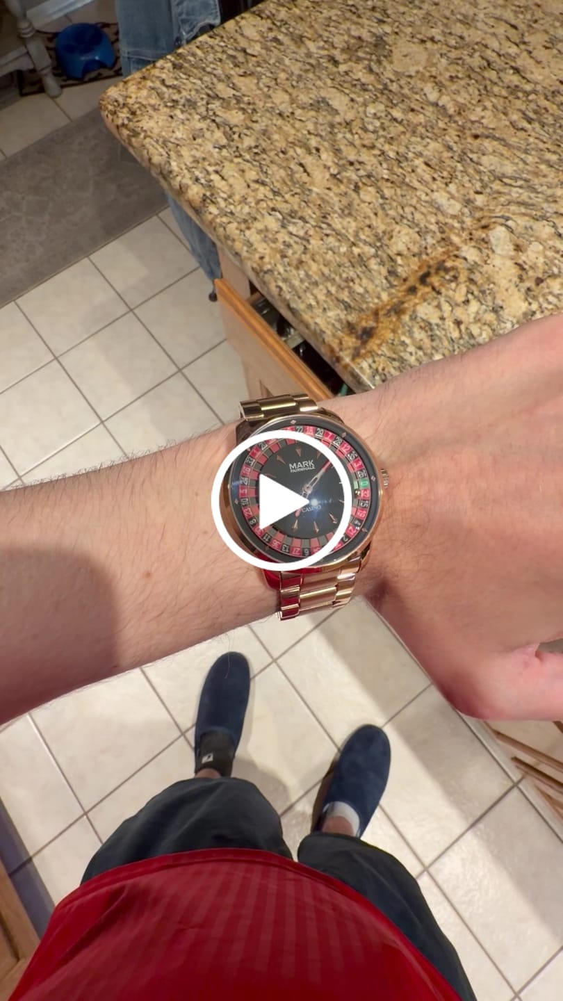 Customer video review of Mark Fairwhale FW-5031 ROULEX Casino Watch – Luxury Roulette Timepiece