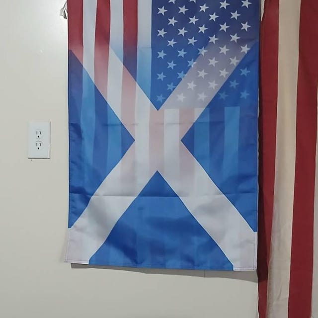 Customer photo review of Scottish American Hybrid Flag