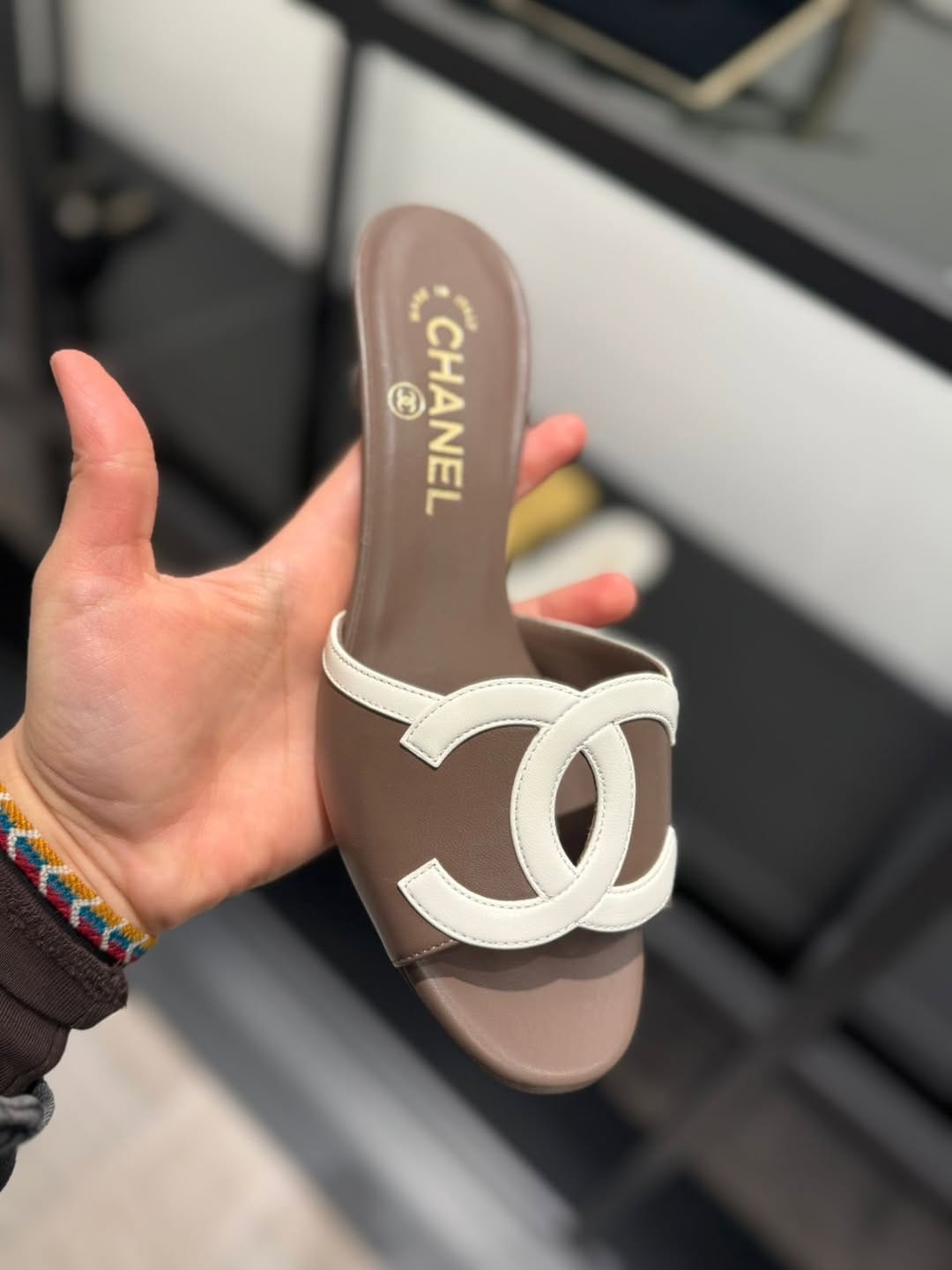 Customer photo review of Chanel 2026 Sandal Lambskin