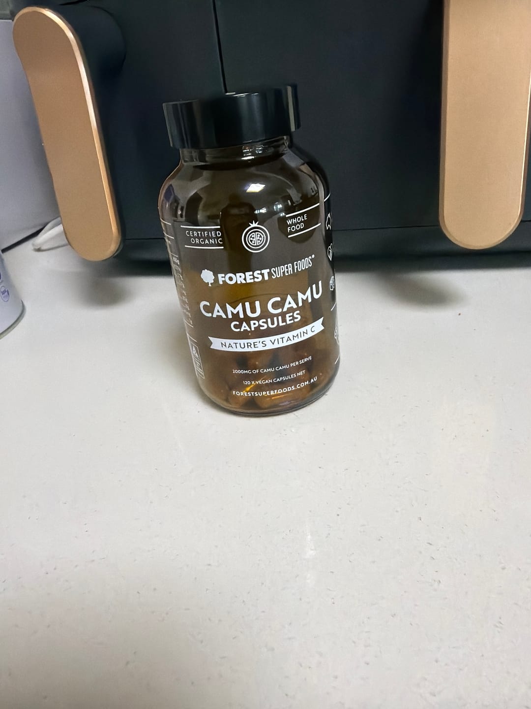Customer photo review of Certified Organic Camu Camu Berry Capsules