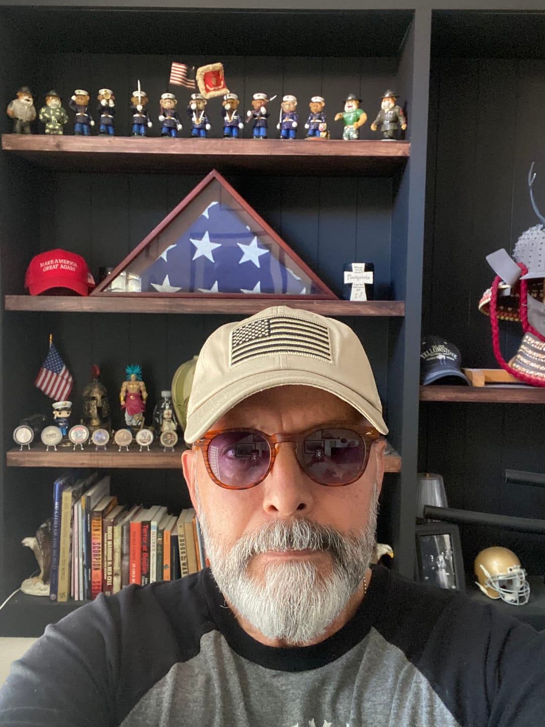 Customer photo review of America 250th Anniversary Hat – American Flag Baseball Cap 1776 - 2026 (Exclusive)
