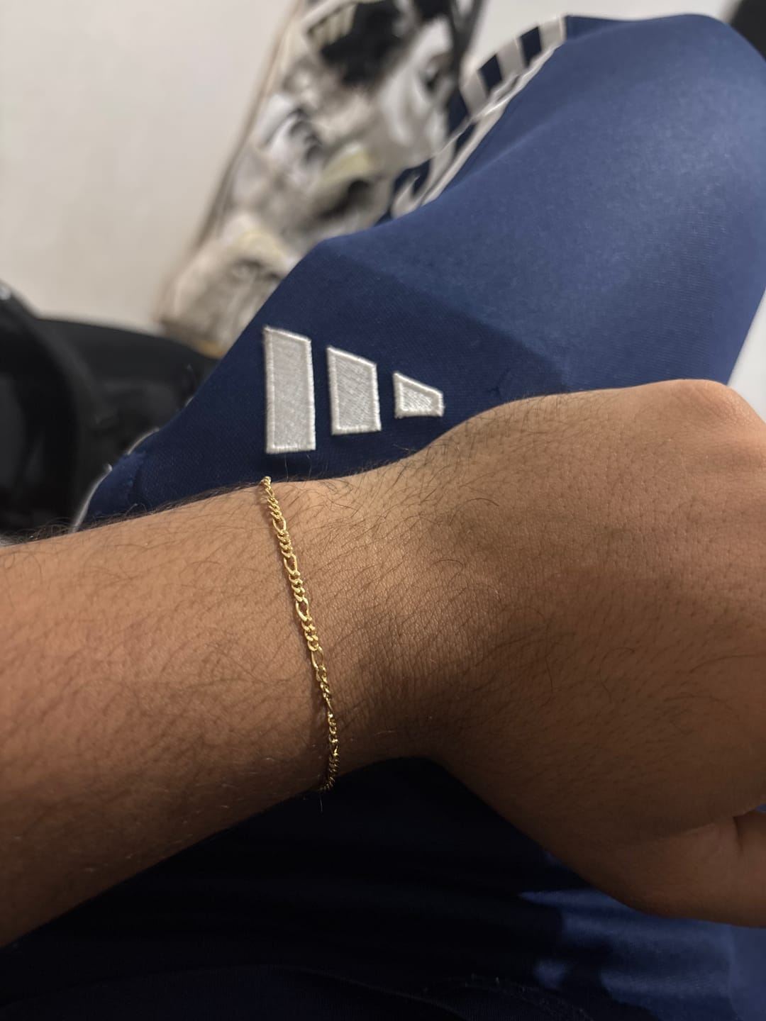 Customer photo review of Pulseras Figaro en Oro laminado 18k Para Pareja