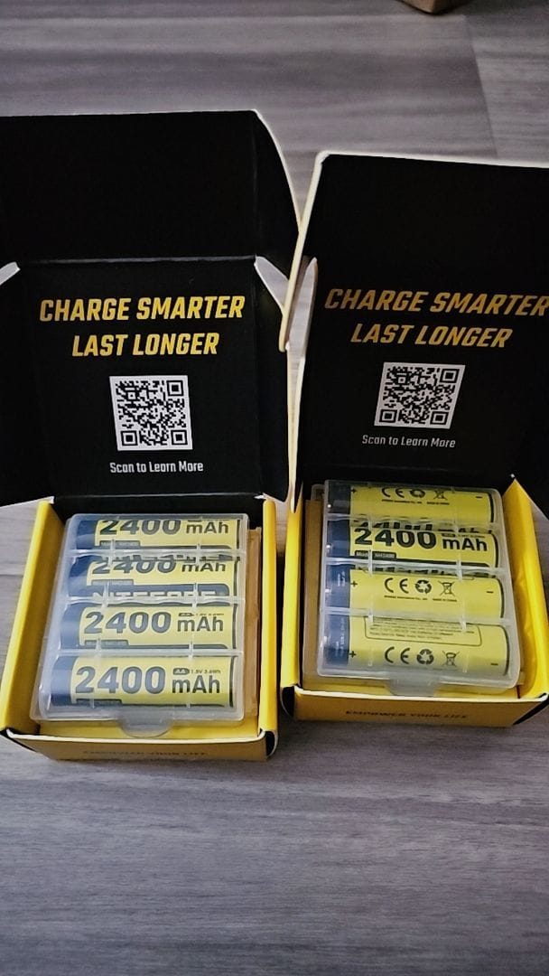 Customer photo review of NH2400 4PC (AA - 2400mAh - 1.5V)