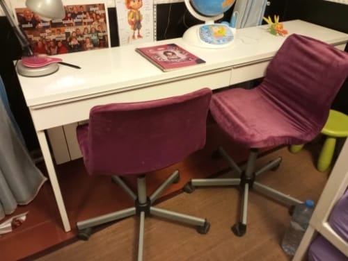 Customer photo review of Housse de chaise de bar en velours - Nala