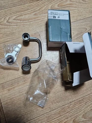 Customer photo review of 1080° Rotatable Faucet Aerator Extension