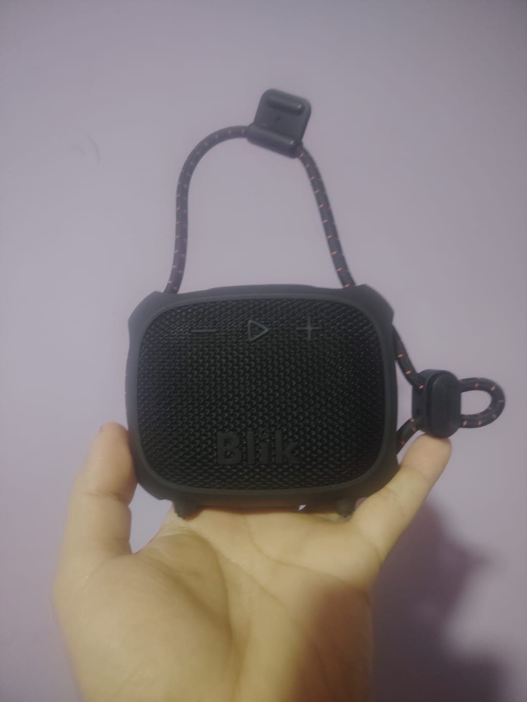 Customer photo review of Parlante Bluetooth Blik Rider 8W IPX7 5H Clip TWS Negro