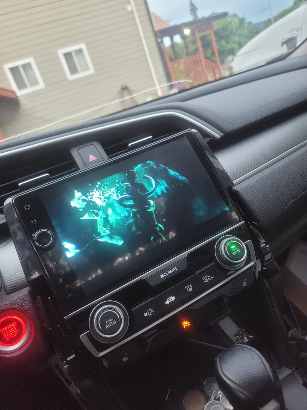 Customer photo review of Honda Civic 2016-2021 — Premium 9” CarPlay & Android Auto Head Unit