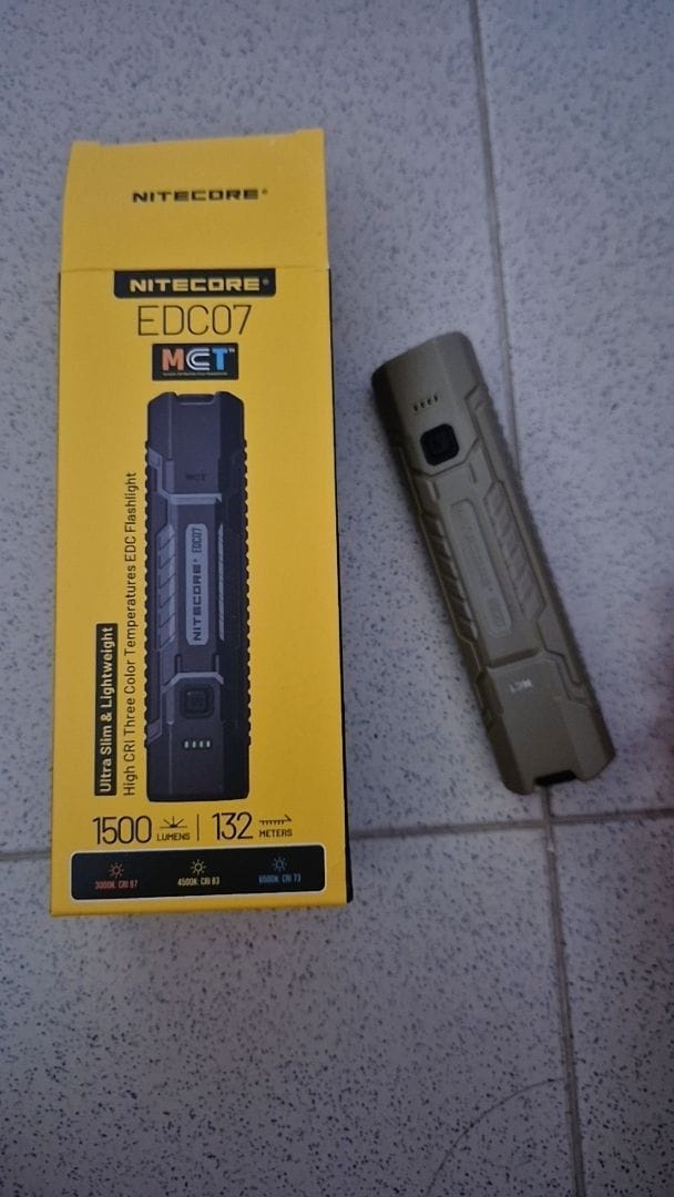 Customer photo review of EDC07 (Tan) - 1500 lumens