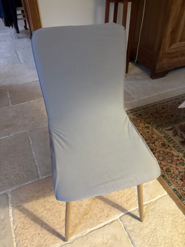 Customer photo review of Housse de chaise design en tissu imperméable - Catarina