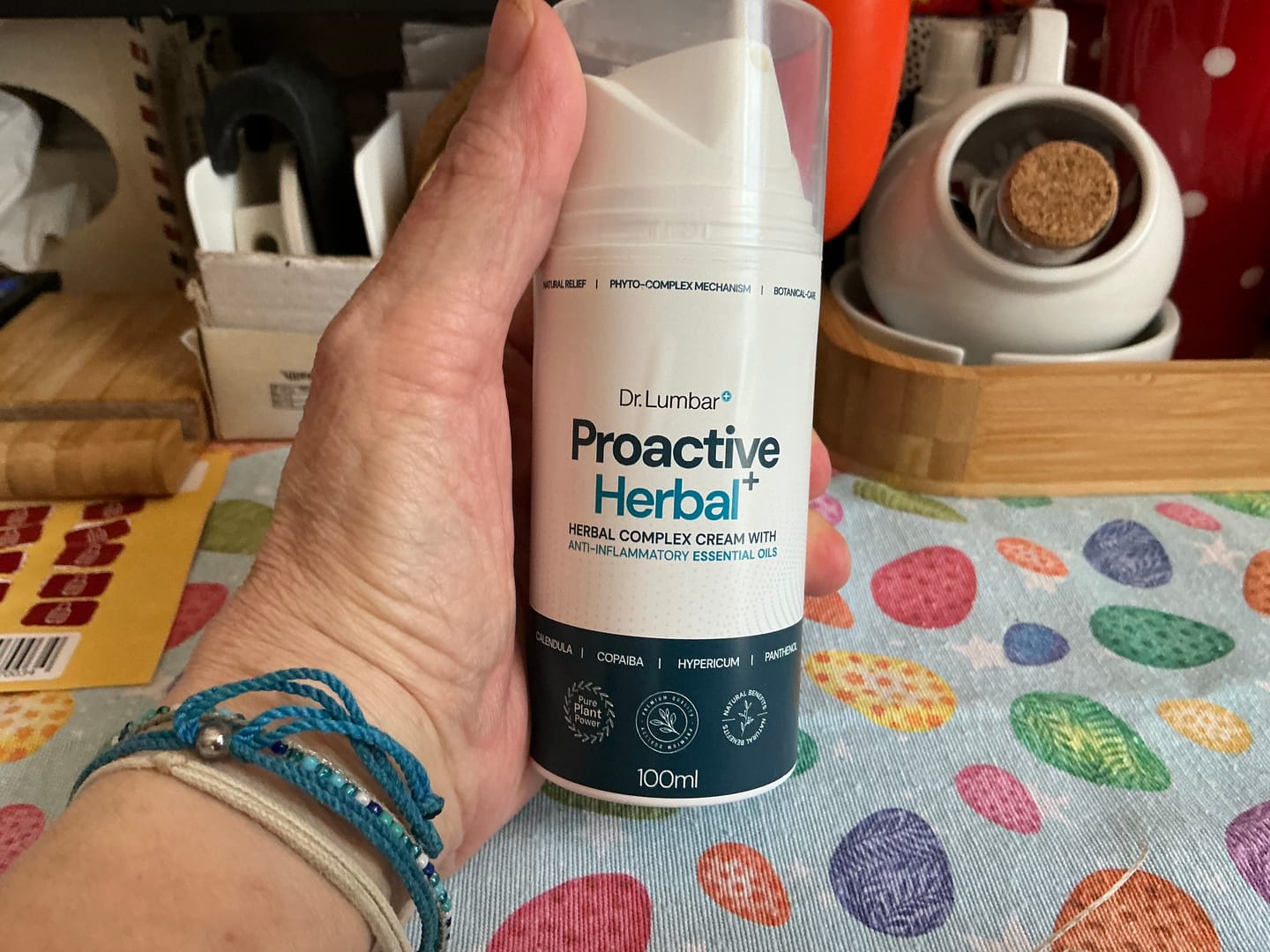 Customer photo review of Proactive Herbal+ Speciális Gyógynövény Krém Izmokra, Ízületekre, Talpi Bőnyére