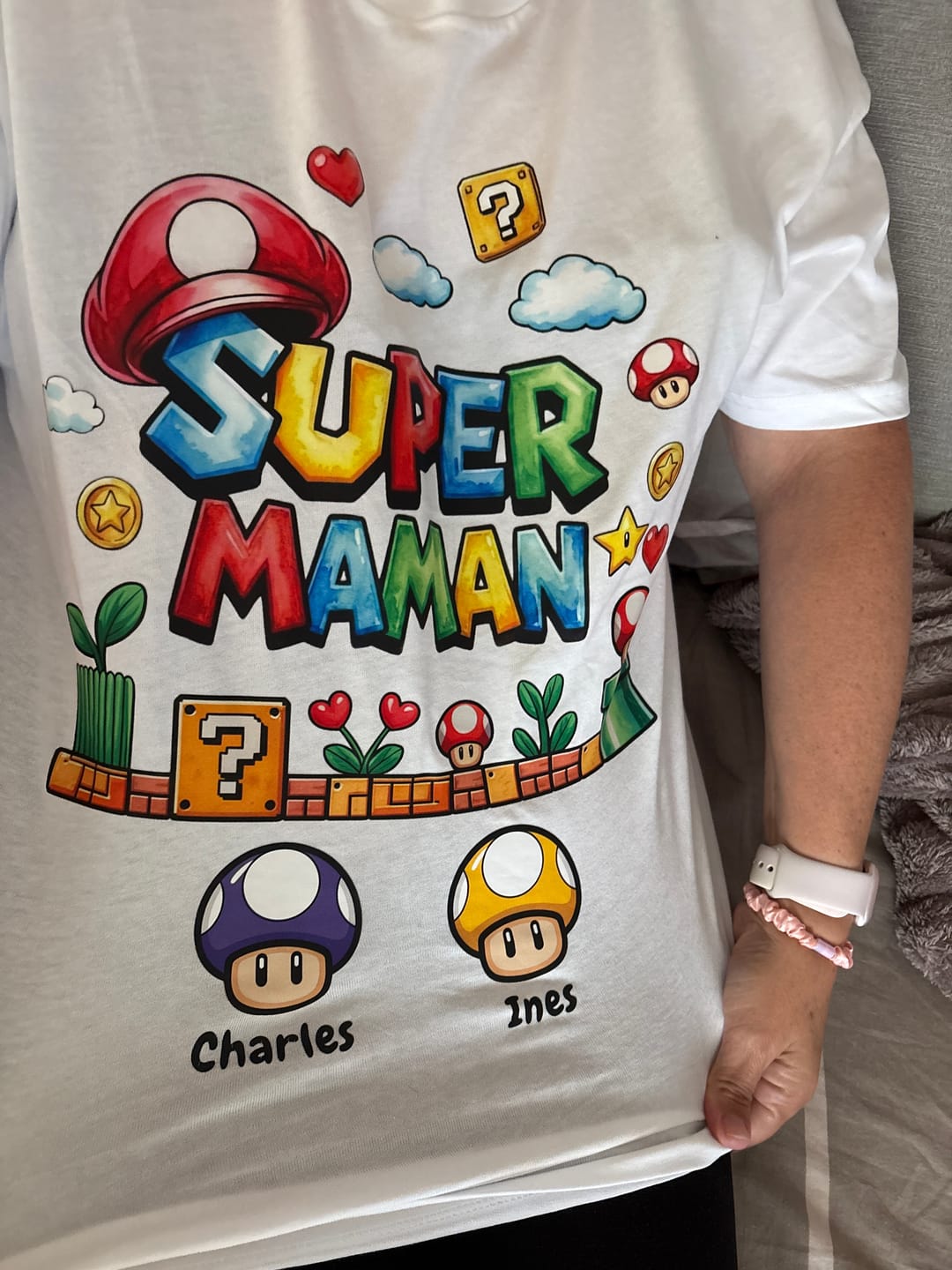 Customer photo review of Super Maman - fabriqué sur mesure