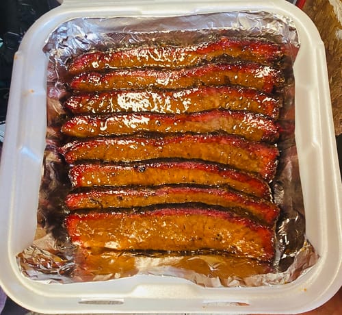 Customer photo review of Competition BBQ Sauce (Half Gallon)
