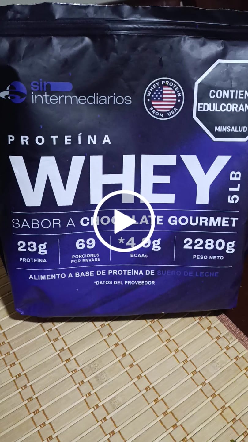 Customer video review of Proteína Whey - Chocolate