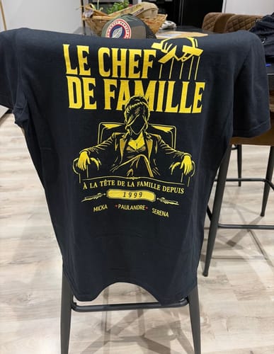 Customer photo review of Chef Famille - Shirt Unisex