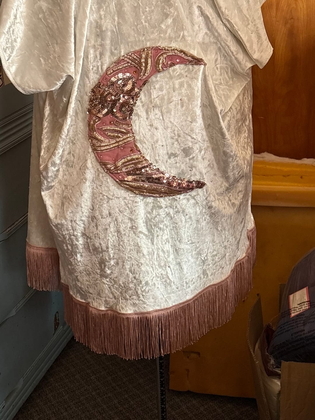 Customer photo review of 4" Chainette Fringe Trim                                                    (Sold by the Yard)