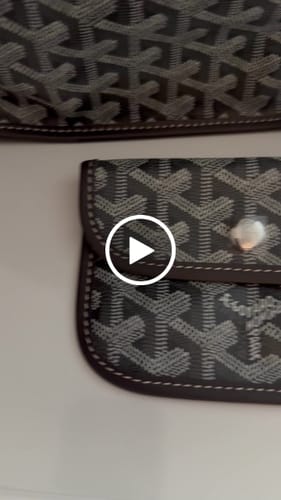 Customer video review of ANJOU MINI BAG 20 IN GREY GOYARDINE CANVAS AND CALFSKIN