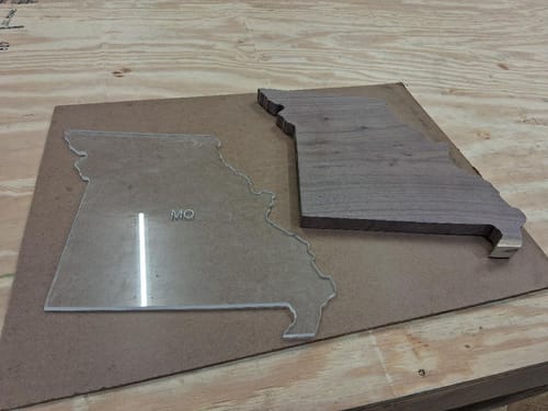 Customer photo review of Mystery Template Pack : 4-5 Router Templates