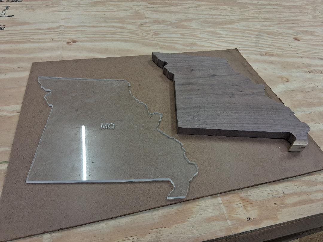 Customer photo review of Mystery Template Pack : 4-5 Router Templates