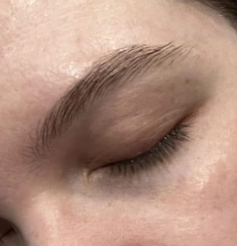 Customer photo review of Toplash Lash & Brow Serum — 3ml