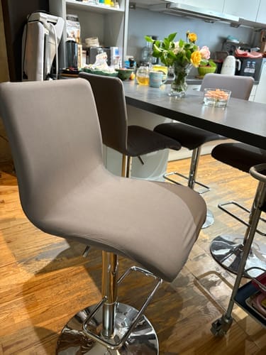 Customer photo review of Housse de chaise de bar imperméable - Léa
