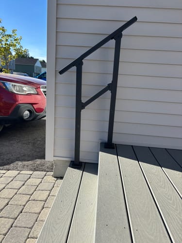 Customer photo review of Stair Handrail Kit