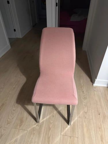 Customer photo review of Housse de chaise en jacquard - Juliette