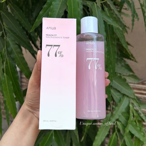 Customer photo review of Anua Peach 77 Niacin Essence Toner – Hydrating & Barrier Repair 250ml