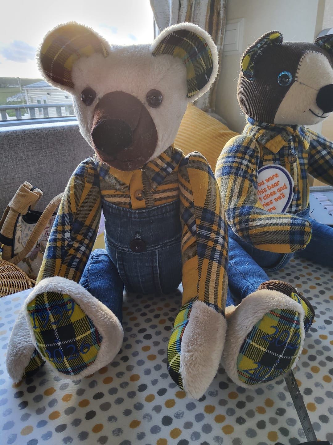 Customer photo review of Memory Bear FREE PATTERN