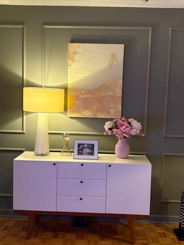 Customer photo review of Plaster Art Texture Painting #SG368