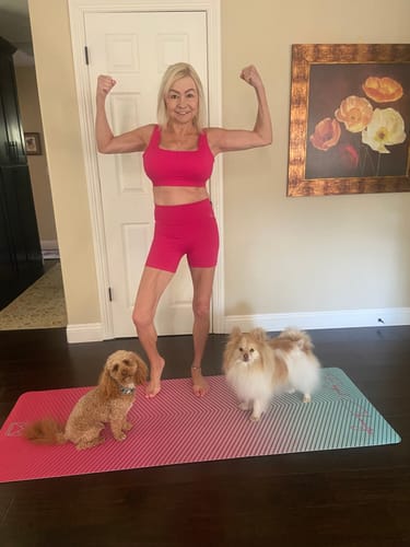 Customer photo review of DAYDREAM Strappy Sports Bra