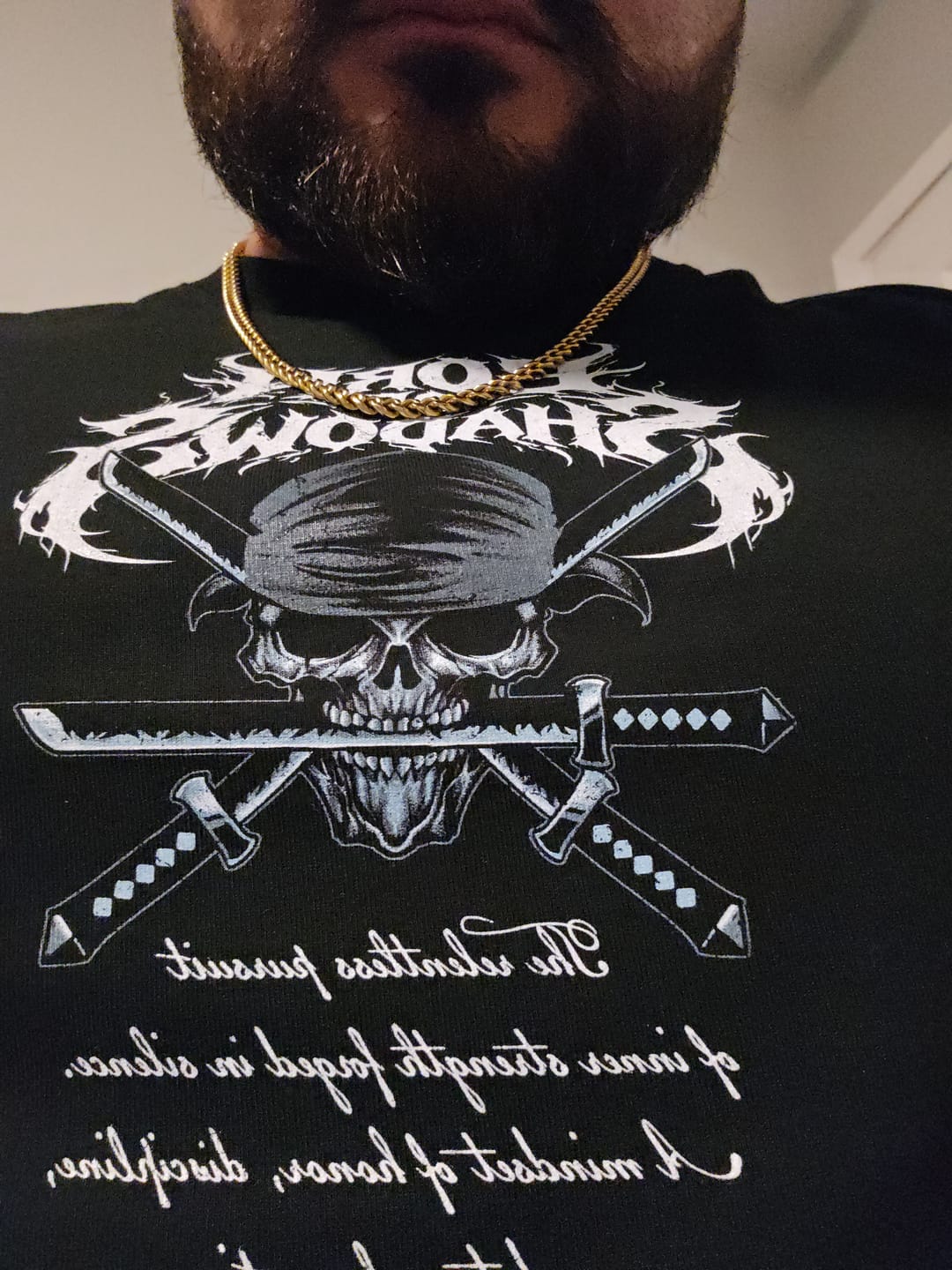 Customer photo review of [Limited Edition] 'One Piece: Roronoa Zoro' Back T-Shirt