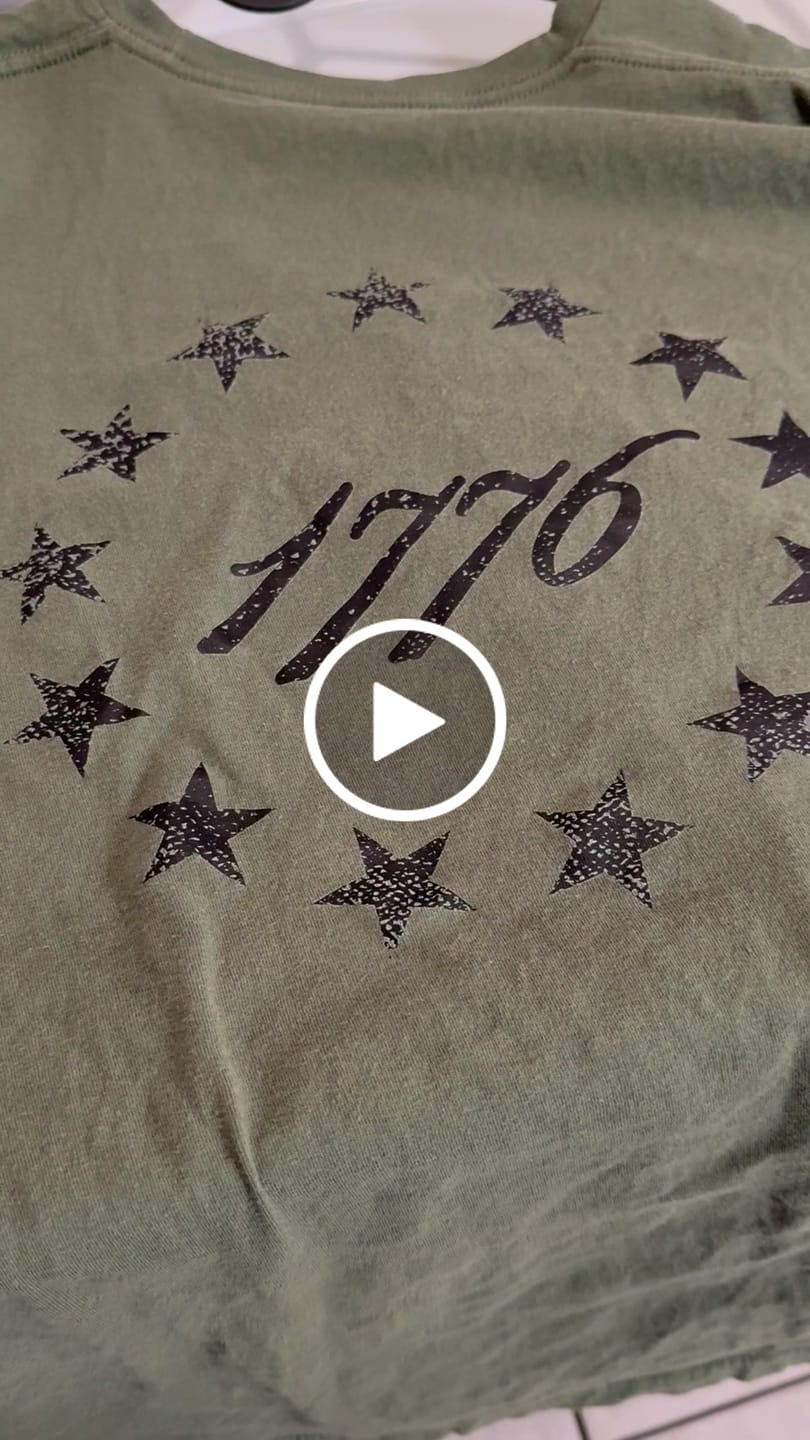 Customer video review of 1776 America Supply Co T-Shirt