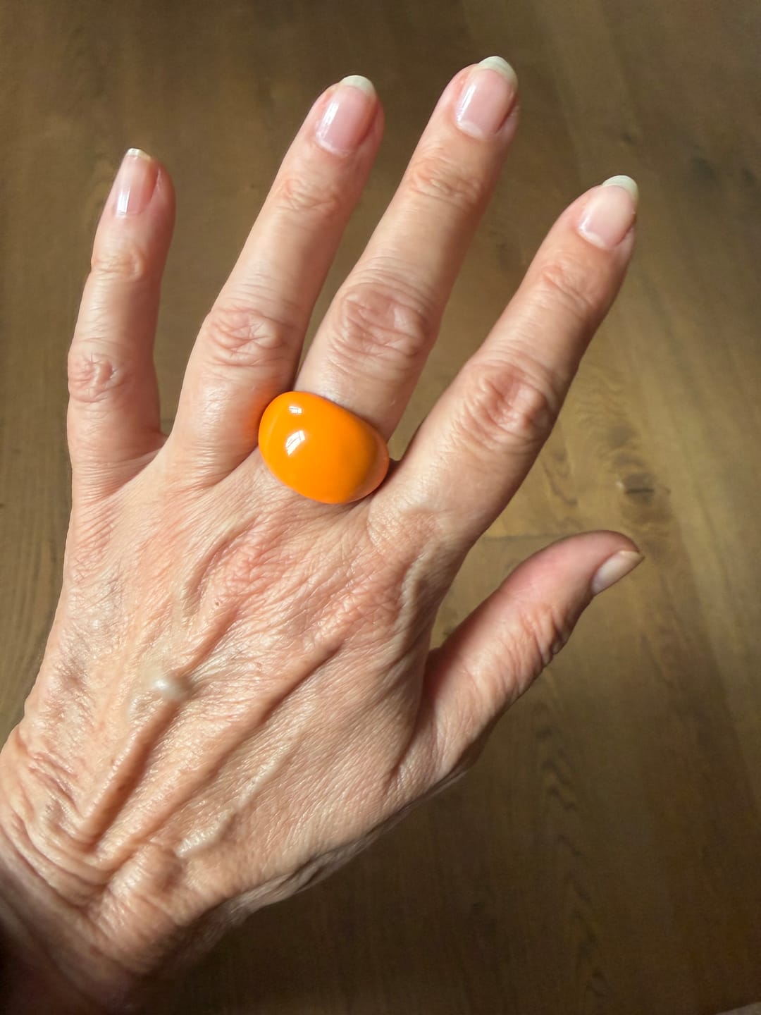 Customer photo review of Lava Drop SS Enamel Ring