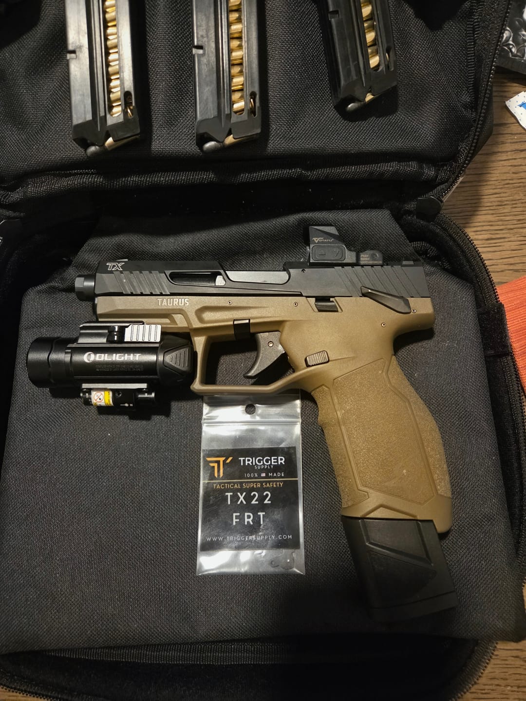Customer photo review of Freedom Trigger Taurus TX22 FRT | 22TY Forced Reset Trigger