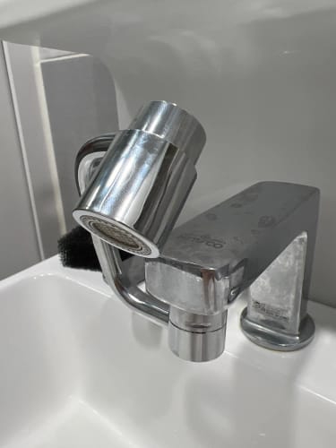 Customer photo review of 1080° Rotatable Faucet Aerator Extension