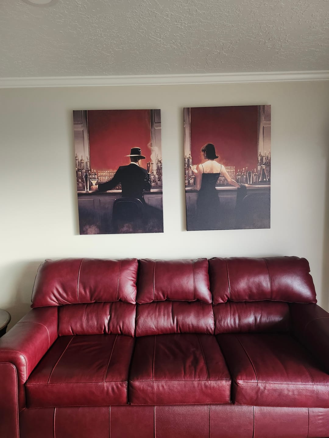 Customer photo review of NOSTALGIA AND MARTINI CANVAS