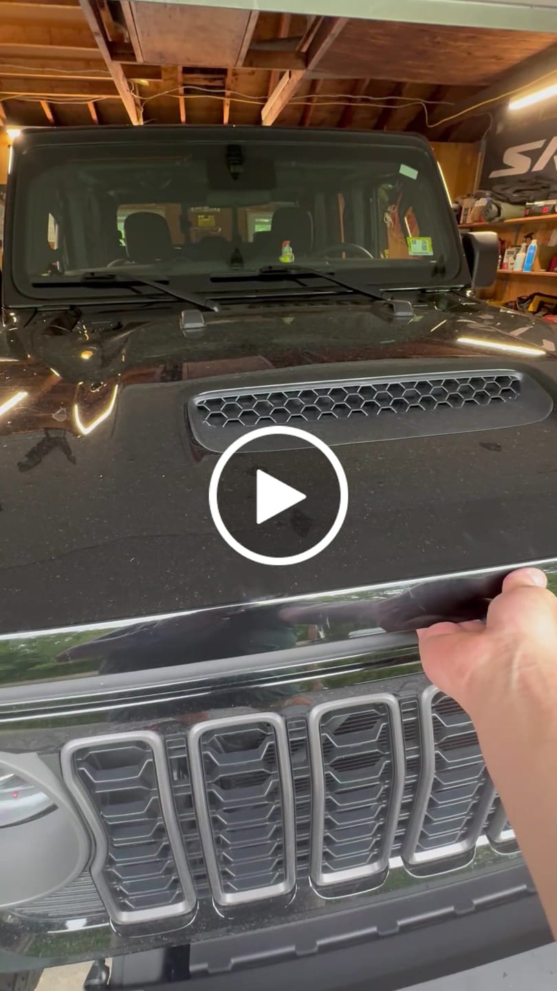 Customer video review of Beefy Hydraulic Hood QuickLift for JL & JT