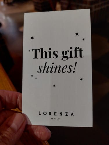 Customer photo review of GIFT CARD