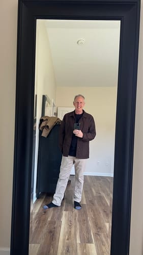 Customer photo review of 021 ESSENTIAL DROP-CUT T-SHIRT - Demo Test