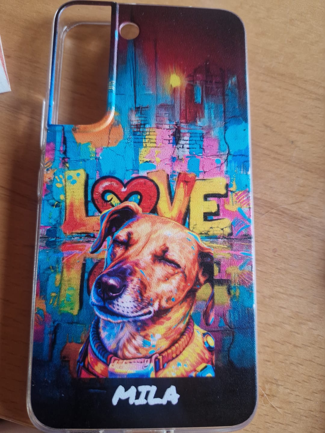 Customer photo review of Personalisierte Handyhülle - Streetart