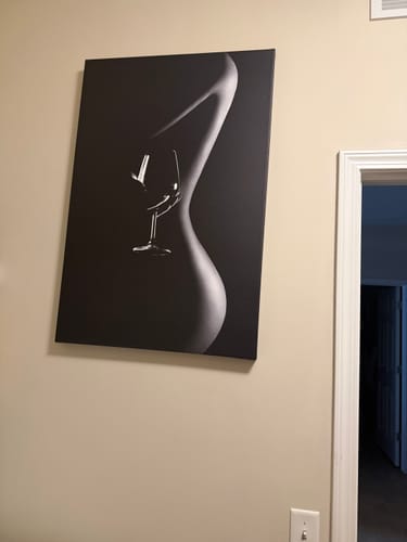Customer photo review of NOIR BEAUTY CANVAS