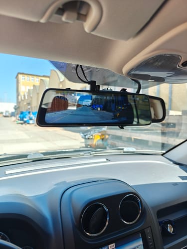 Customer photo review of E3 Rearview Mirror Dashcam