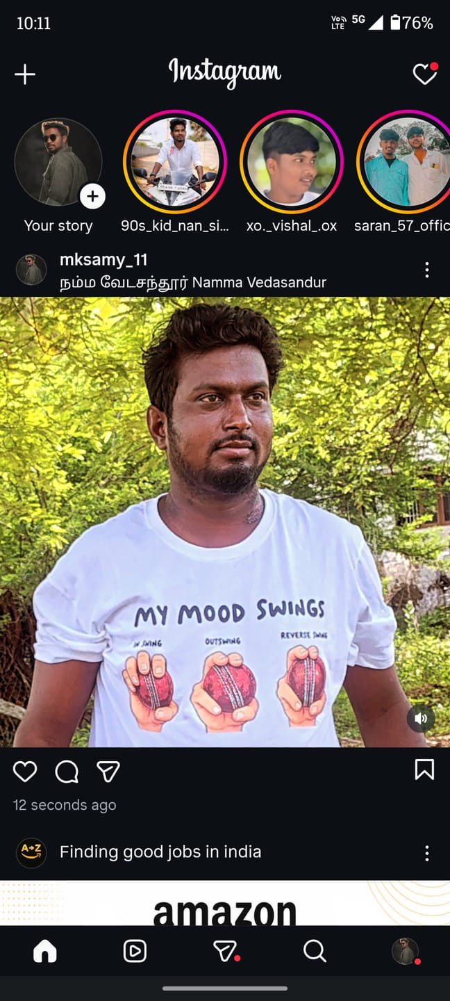 Customer photo review of Mood swings Unisex Classic Tee