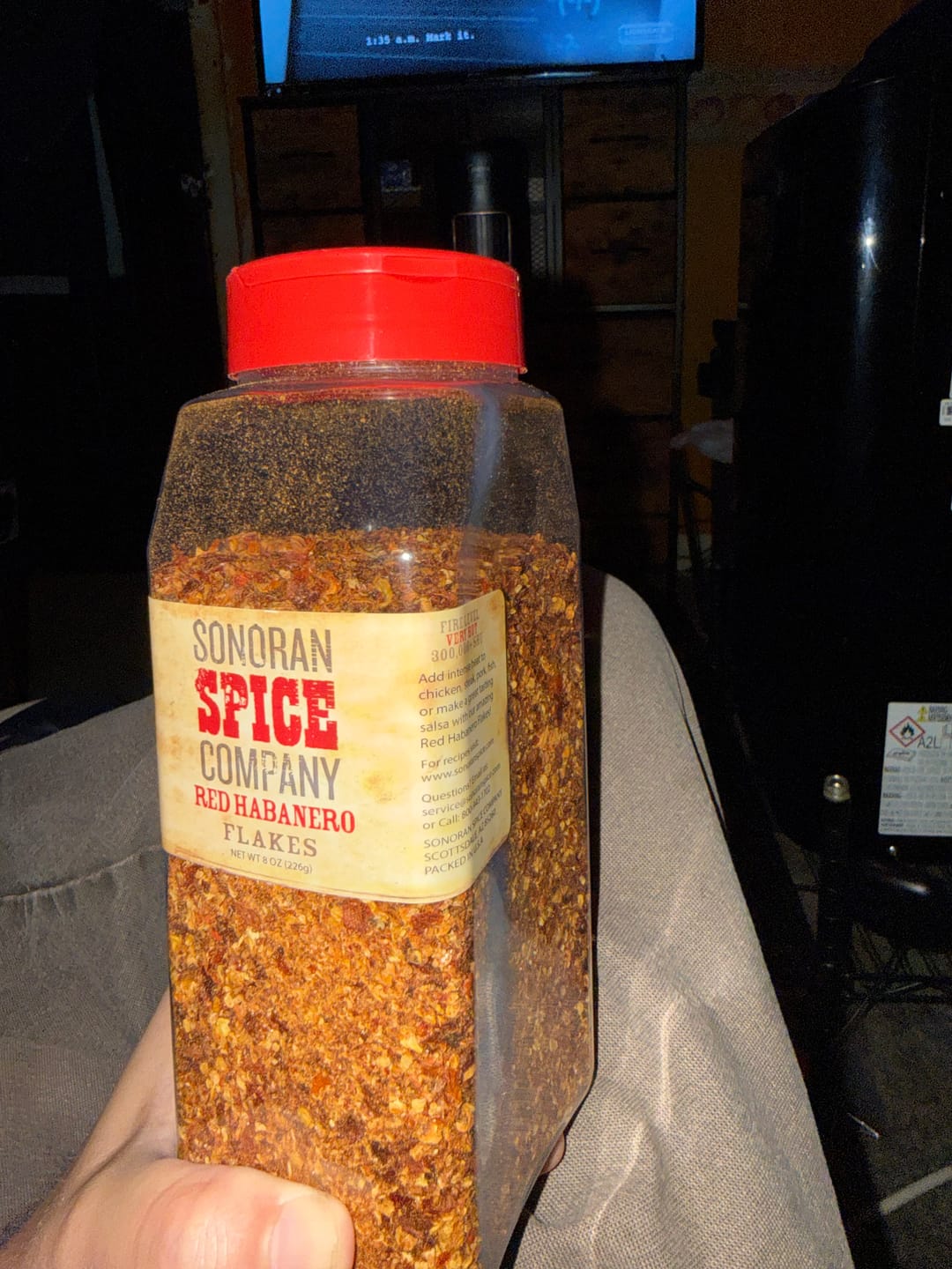 Customer photo review of Red Habanero Pepper Flakes